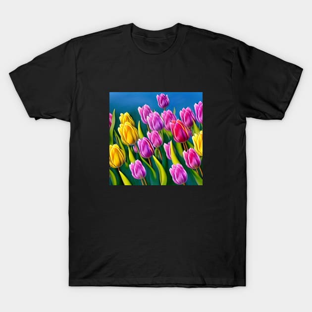 Tulips T-Shirt by ArtistsQuest